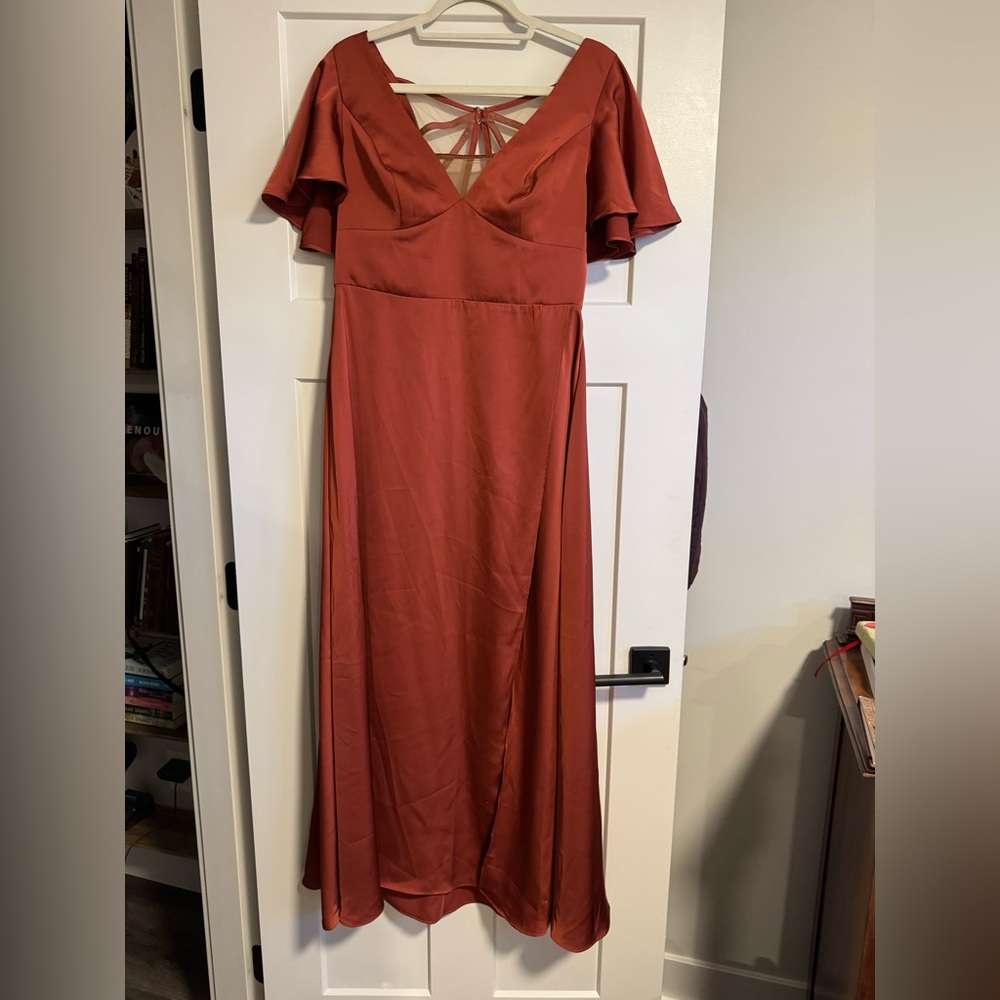 Azazie Terracotta Bridedsmaids Dress